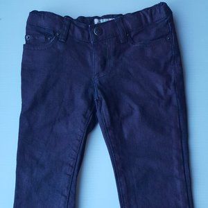 Bonpoint purple/black distressed jeans